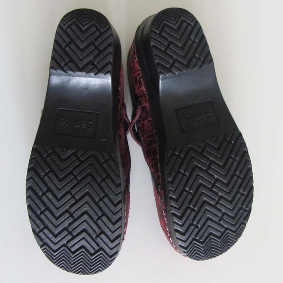 SANITA Marcelle mary jane textured leather clogs - Picture 4 of 7